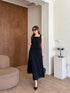 Classy Square Neck Sleeveless Tops With Skirts Sets